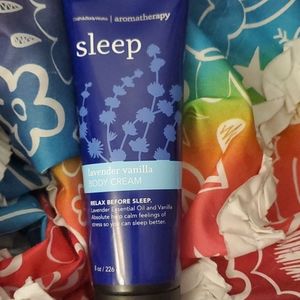 B&BW Aromatherapy Lavender Vanilla body cream 8oz